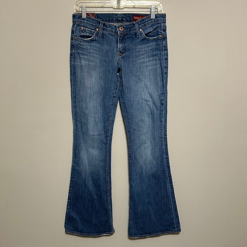 Y2K Blue 2 Women's Jeans 28 30X31 Bootcut Flare USA Denim